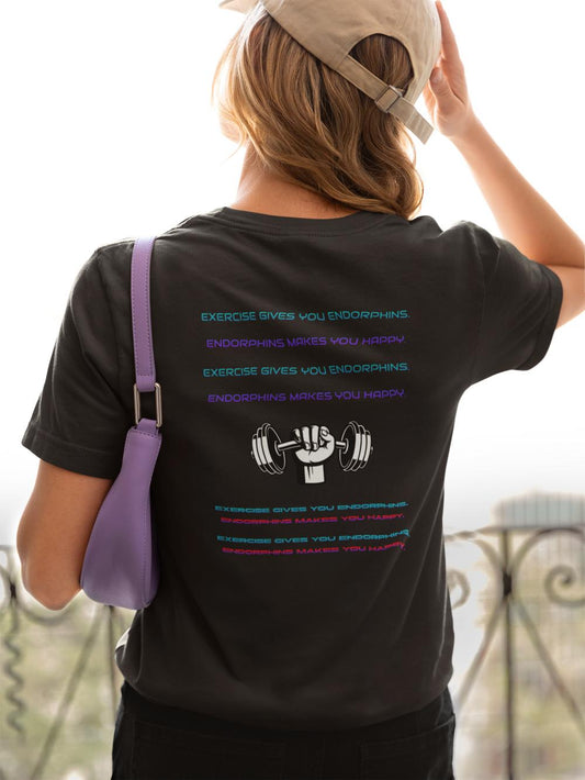 Women's Dumbbell T-shirt Lavender by ZealforTee