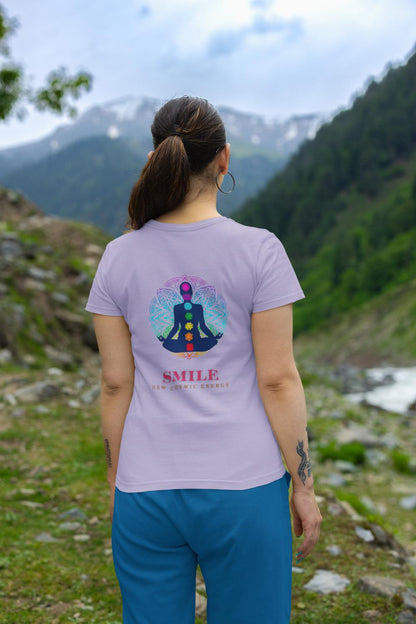Women's Smile T-shirt White by ZealforTee