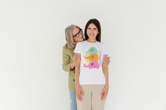 Women's Wanna Play Elephant T-shirt Royal Blue by ZealforTee