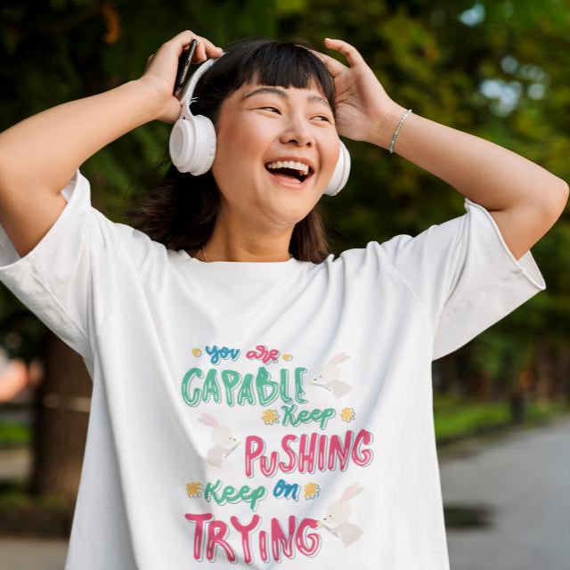 Women's Capable Oversized T shirt Mint by ZealforTee