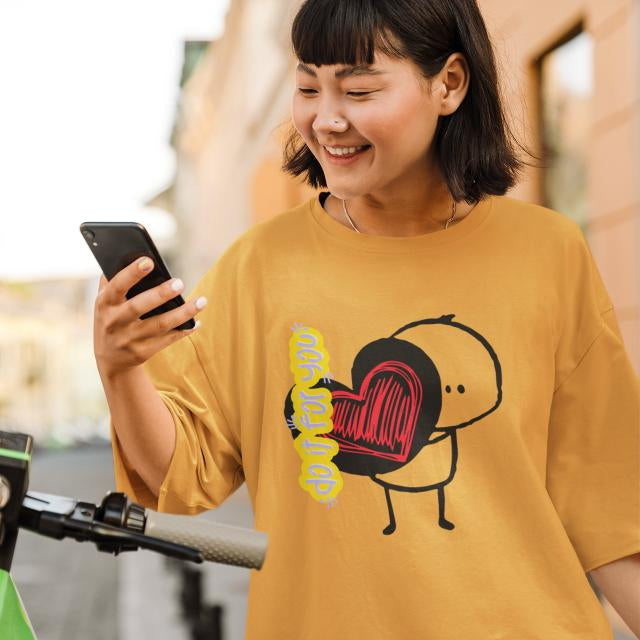 Women's Do It For You Oversized T-shirt White by ZealforTee