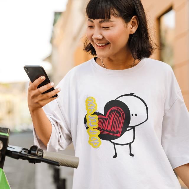 Women's Do It For You Oversized T-shirt Coral by ZealforTee