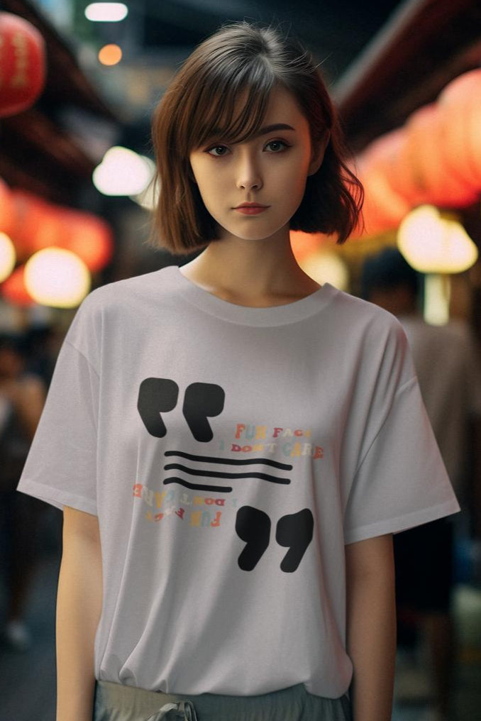 Women's Fun Facts Oversized T shirt Light Baby Pink by ZealforTee