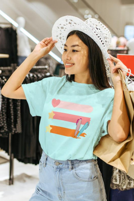 Women's Plan It Oversized T-shirt Mint by ZealforTee