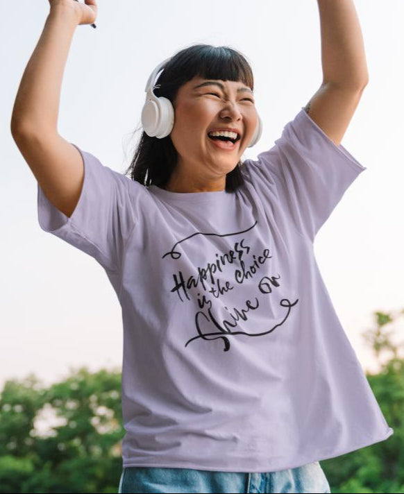 Women's Shine On Oversized T shirt Grey Melange by ZealforTee