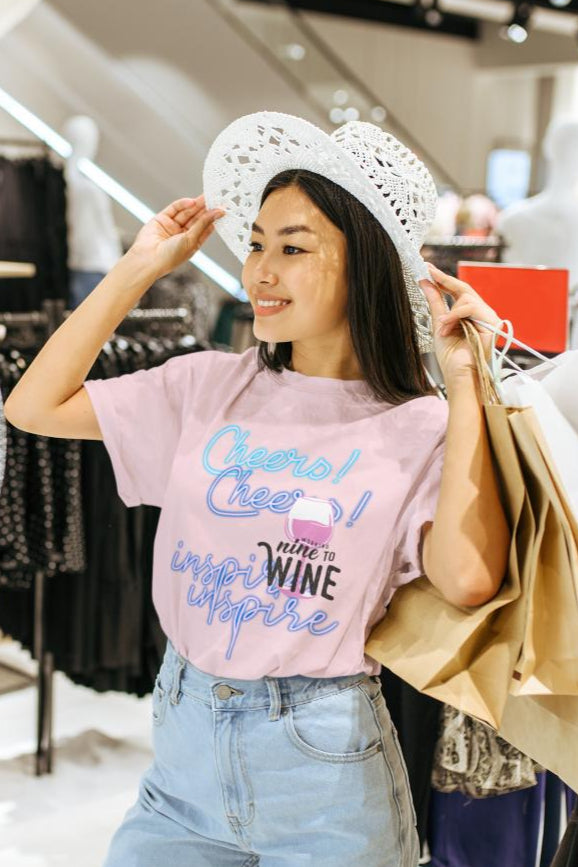 Women's Wine Oversized T-shirt Purple by ZealforTee