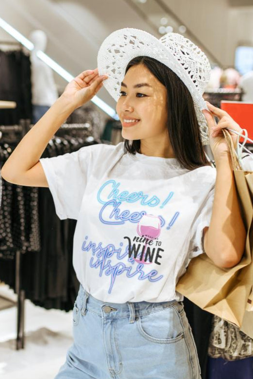 Women's Wine Oversized T-shirt Purple by ZealforTee