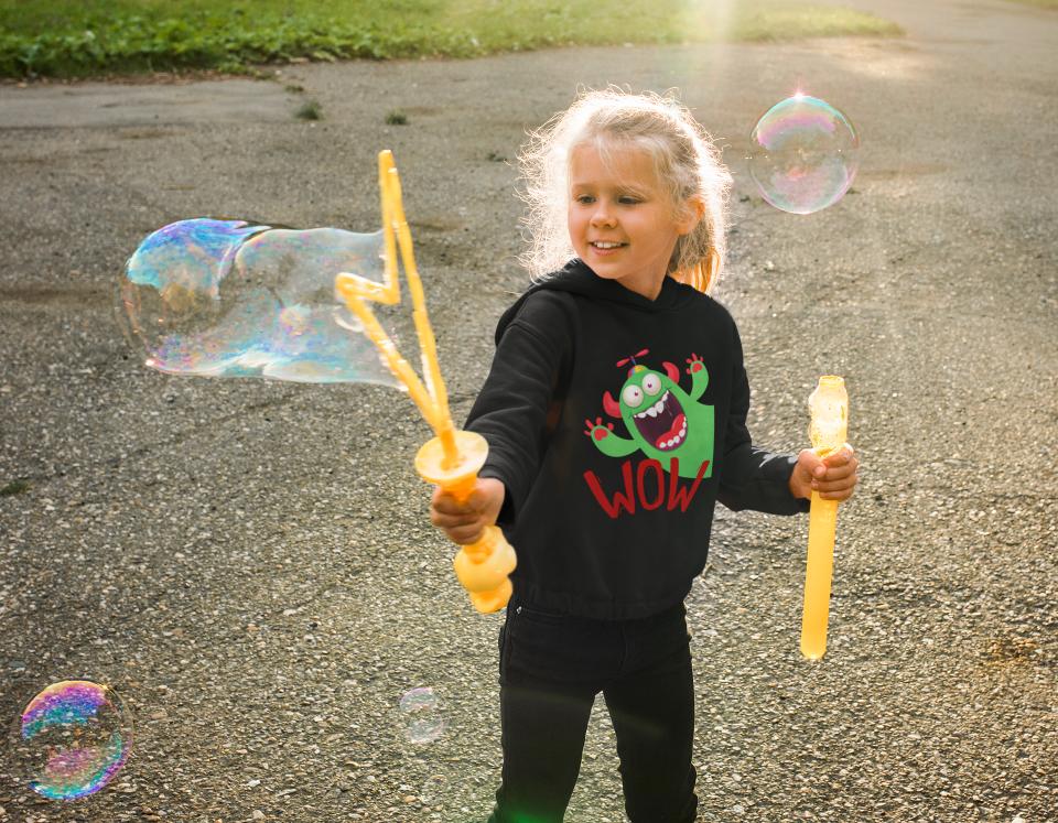 Christmas Wow Hoodie Black by ZealforTee