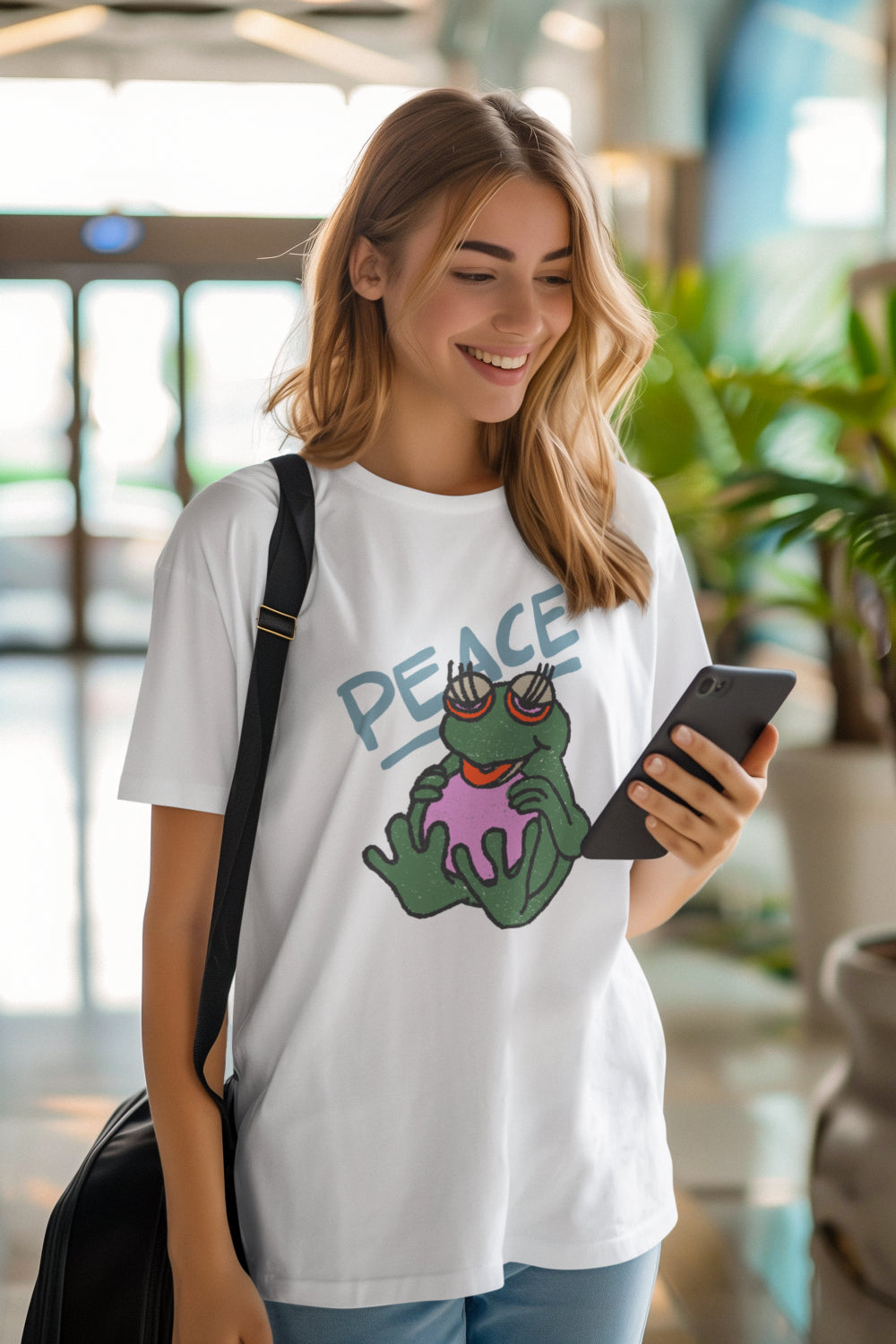 Women's Peace Oversized T shirt