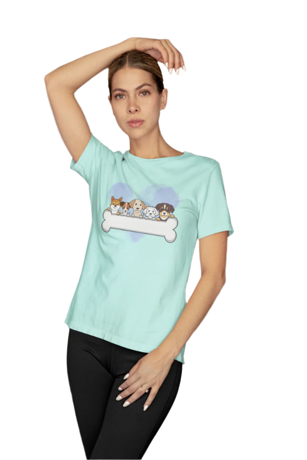Women's Pet Bone T-shirt Wild Watermelon by ZealforTee