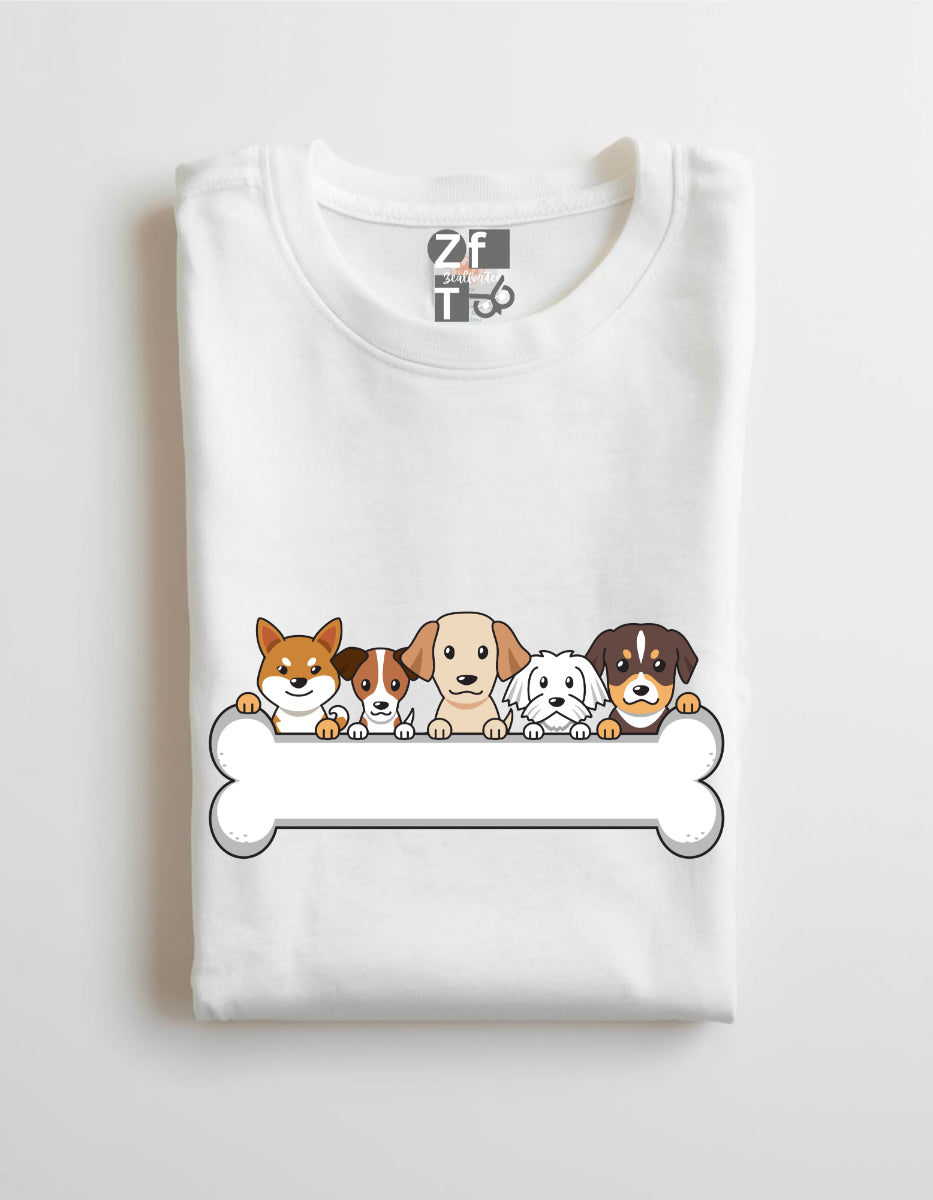 Women Squad Goals: Puppy Edition Oversized Tshirt in Hanger By ZealforTee