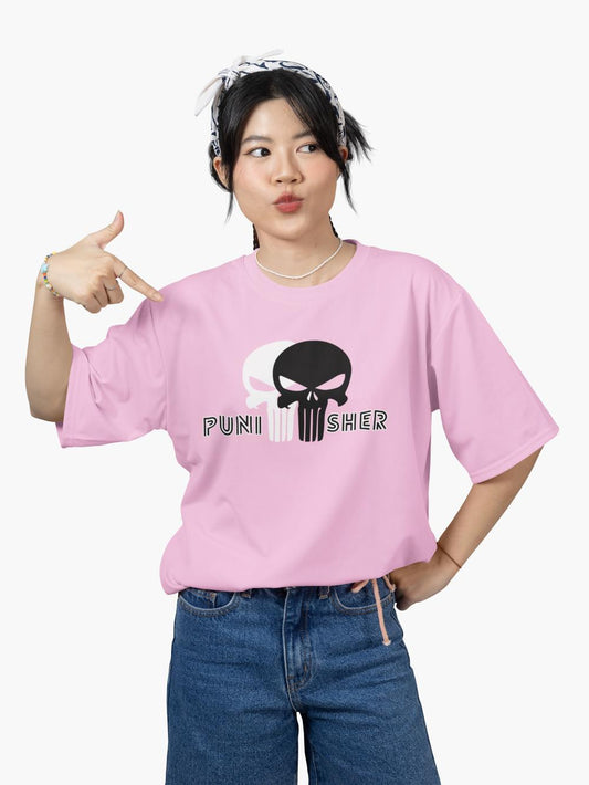 Women's Punisher T-shirt Pink by ZealforTee