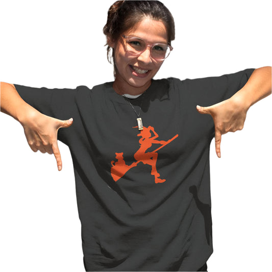 Women's Witch T-shirt Black by ZealforTee