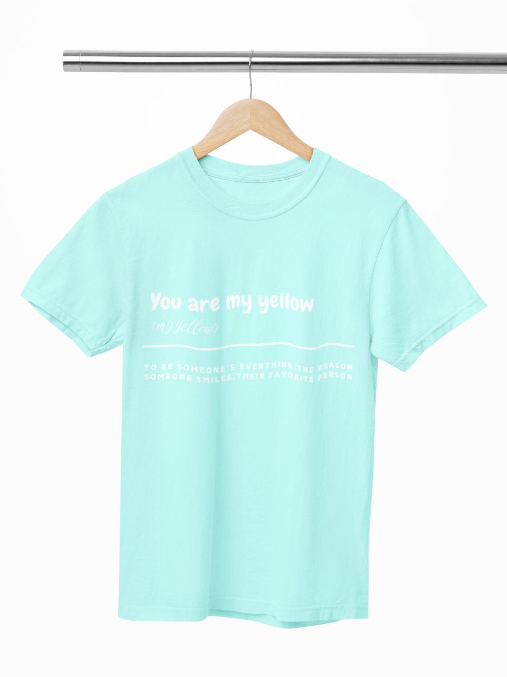 Women's My Yellow T-Shirt Mint by ZealforTee